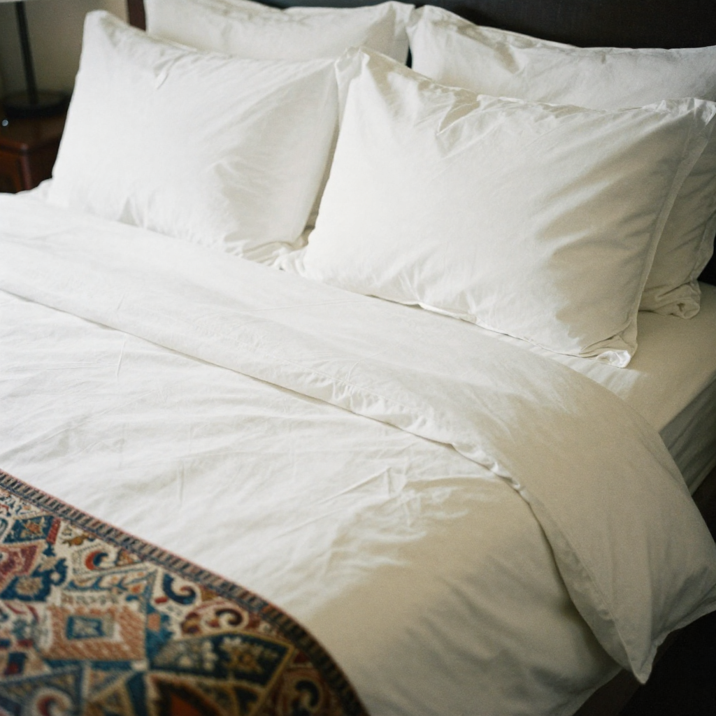 Cama king-size en habitación de lujo