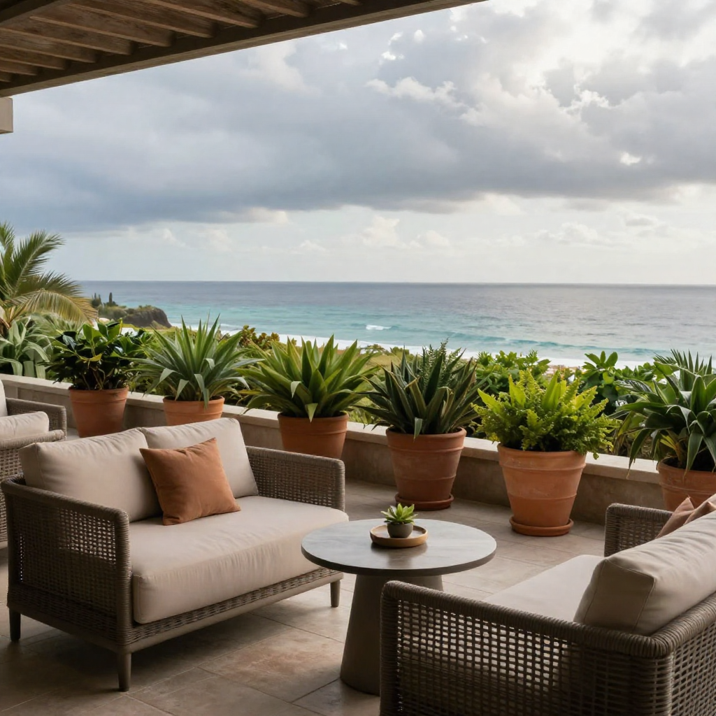 Vistas panorámicas desde la terraza del hotel