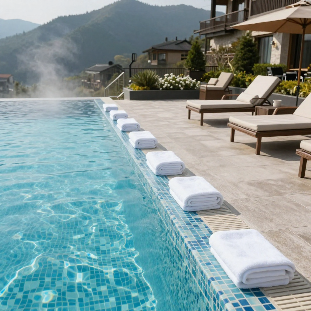 Piscina infinity climatizada